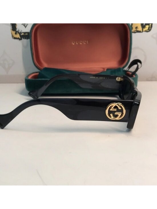 New ✨ Authentic Gucci GG0516S 013 Sunglasses – Grey Frame with Silver Mirror Len main image 4